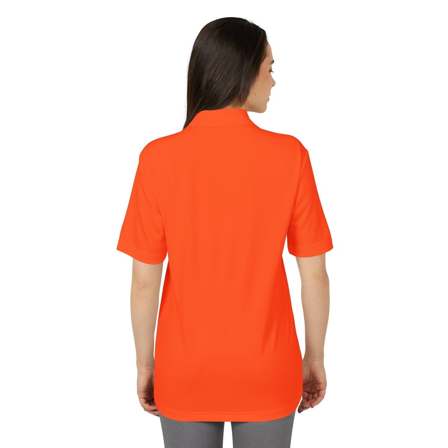 EnerjeXAdidas® Unisex Performance Polo - Bright Orange Sport Shirt for Active Lifestyle