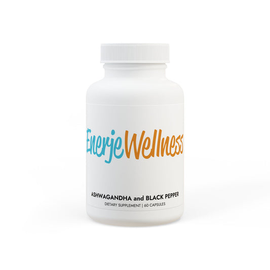 Ashwagandha and Black Pepper Supplement (60 capsules)