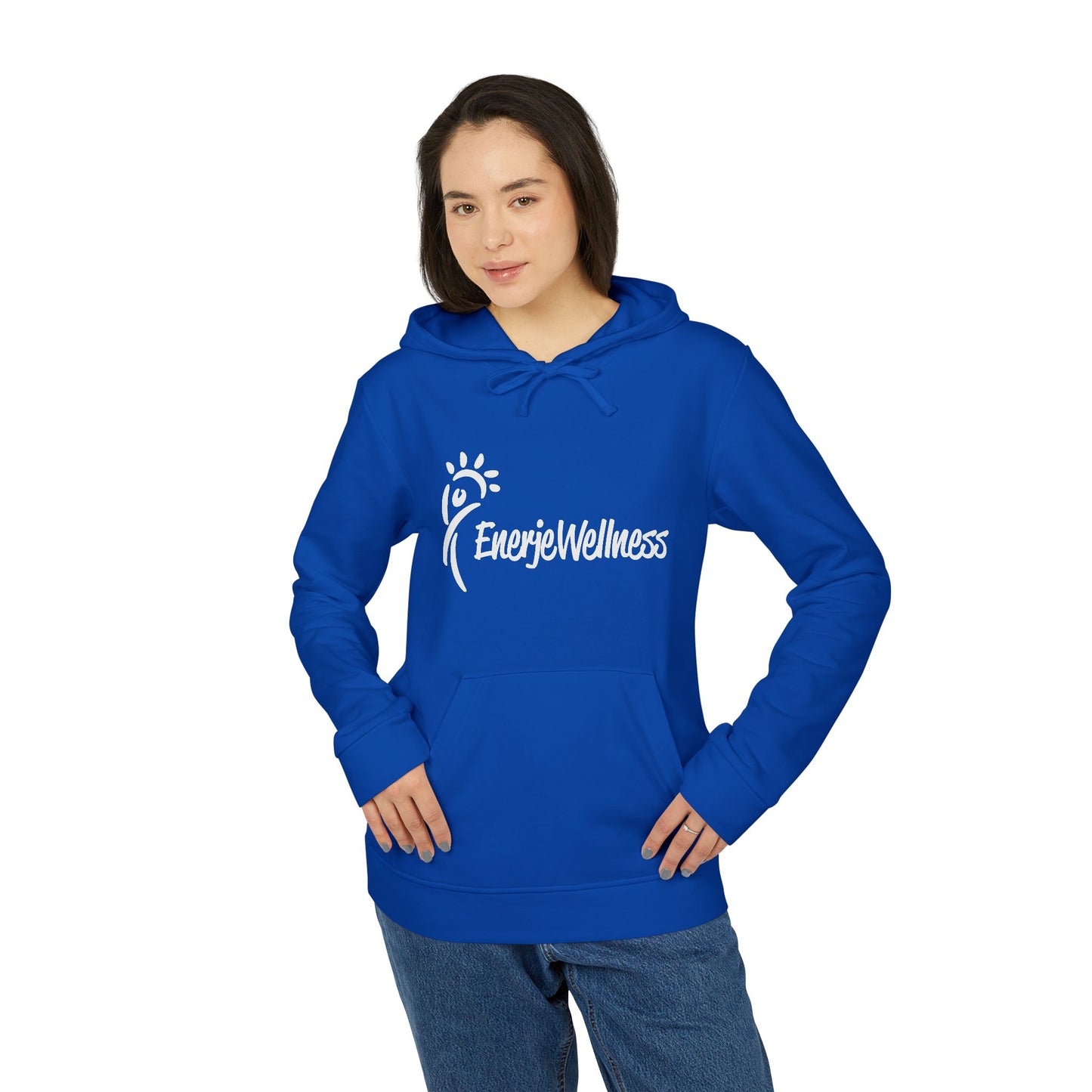 EnerjeXAdidas® Unisex Fleece Hoodie - Comfortable & Stylish Activewear