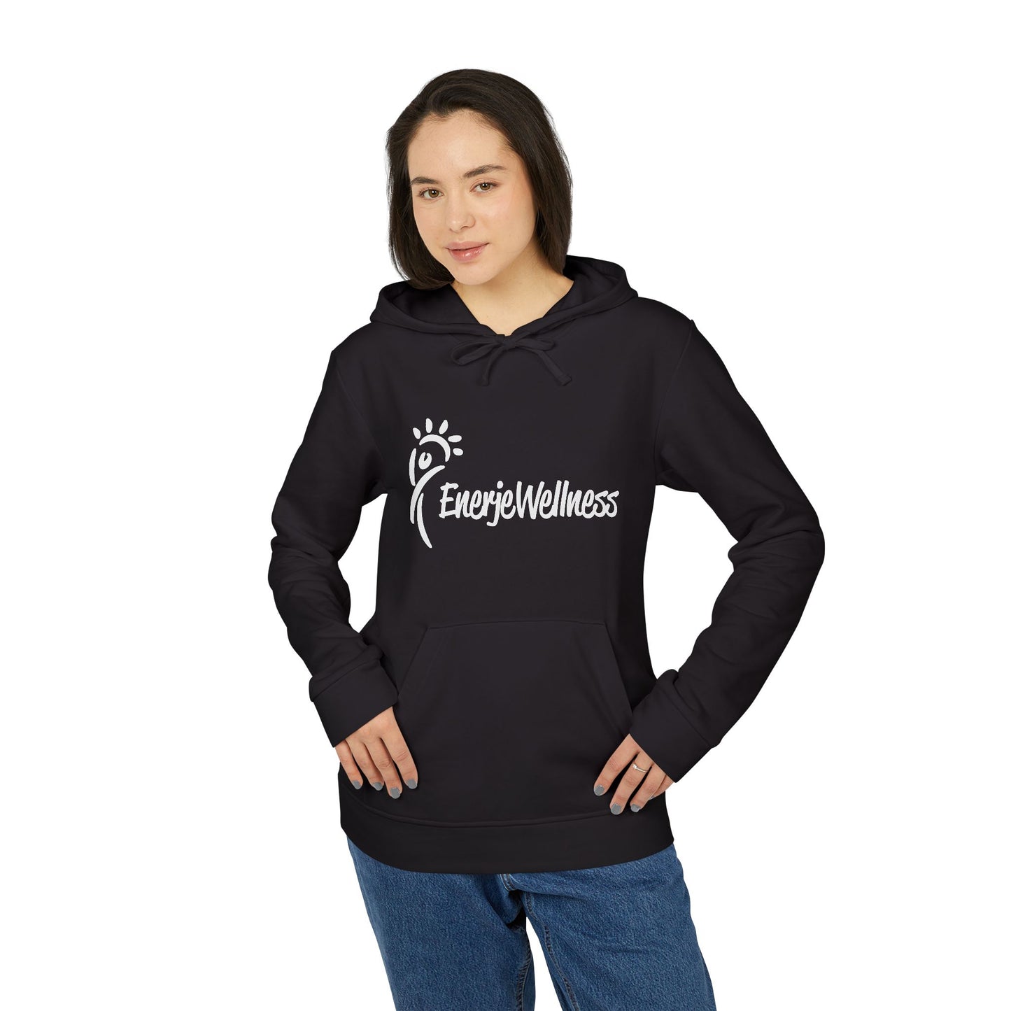 EnerjeXAdidas® Unisex Fleece Hoodie - Comfortable & Stylish Activewear