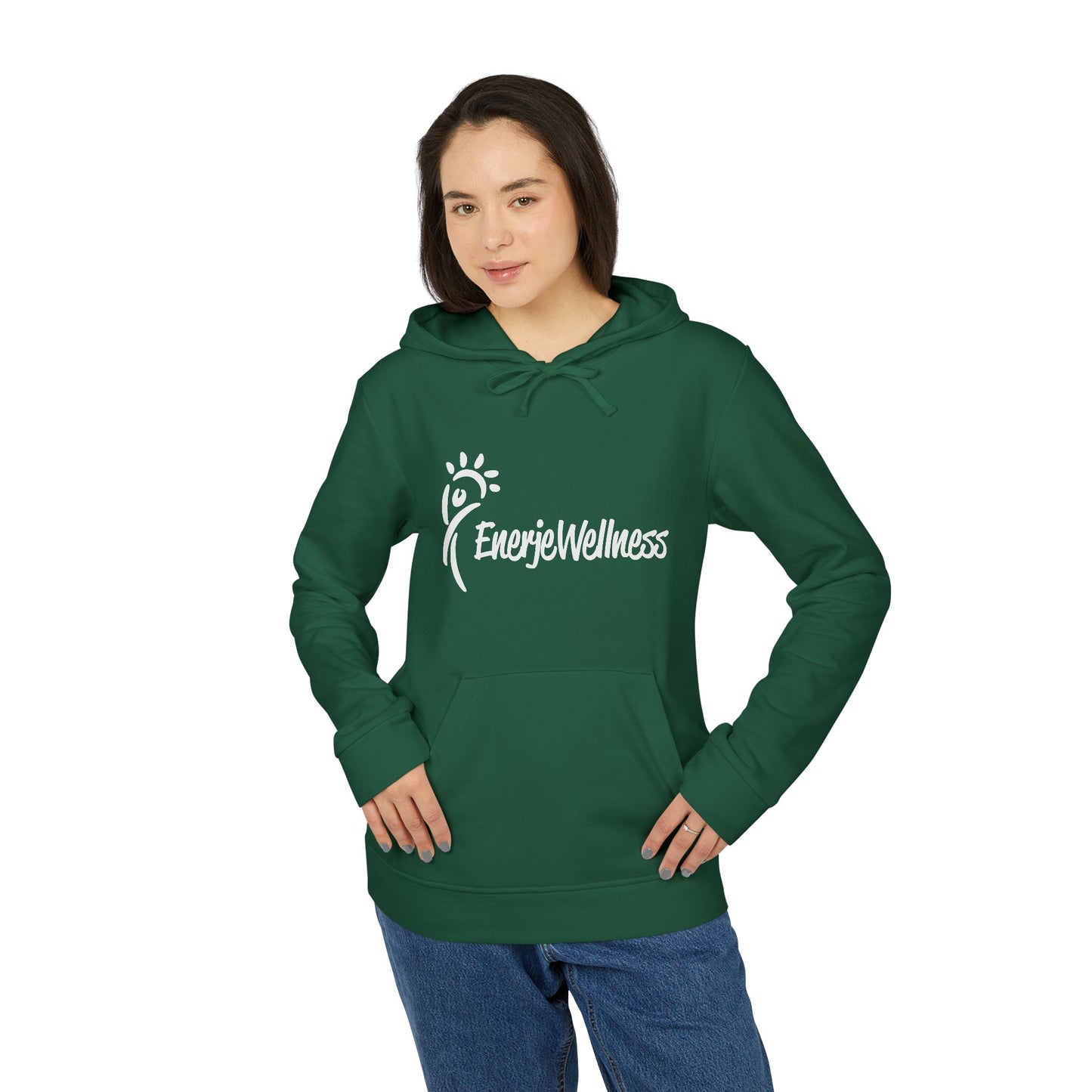 EnerjeXAdidas® Unisex Fleece Hoodie - Comfortable & Stylish Activewear