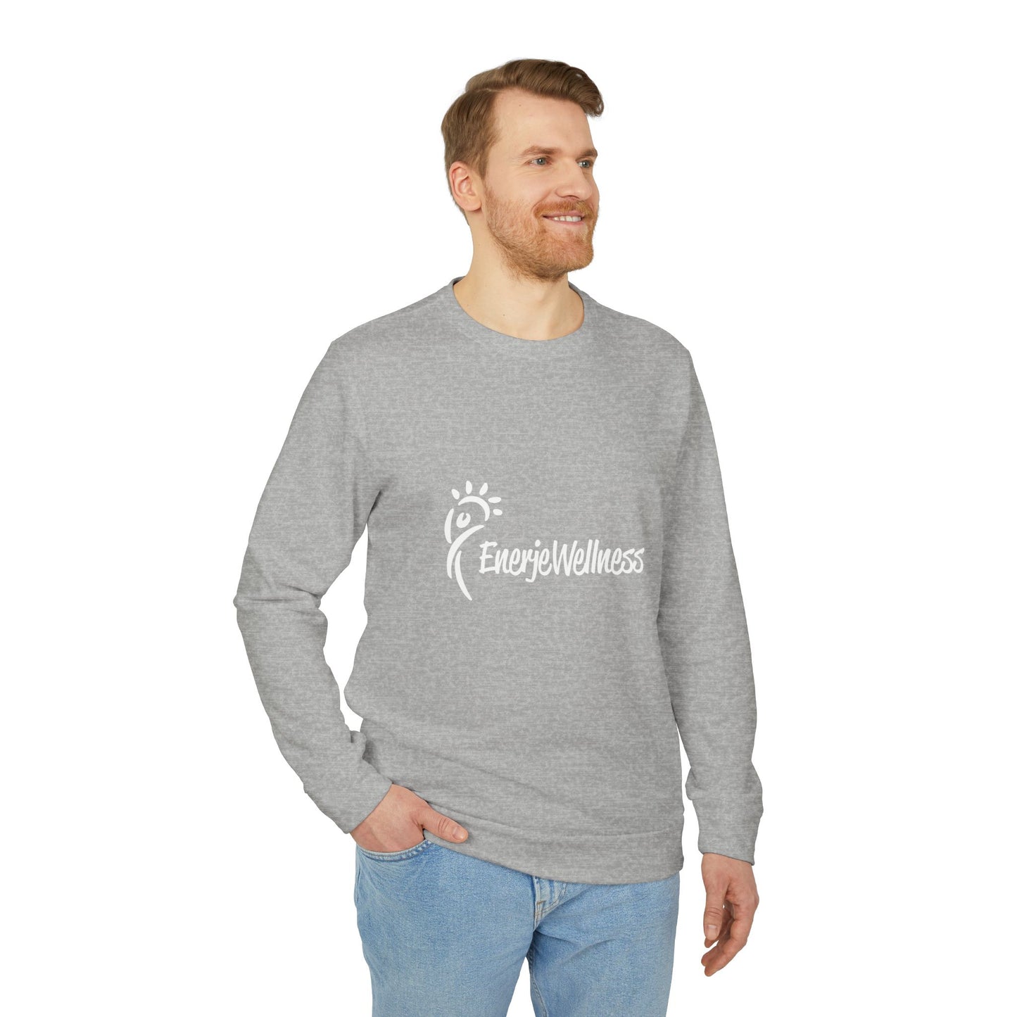 EnerjeXAdidas® Your Wellness Crewneck Sweatshirt - Unisex Fleece