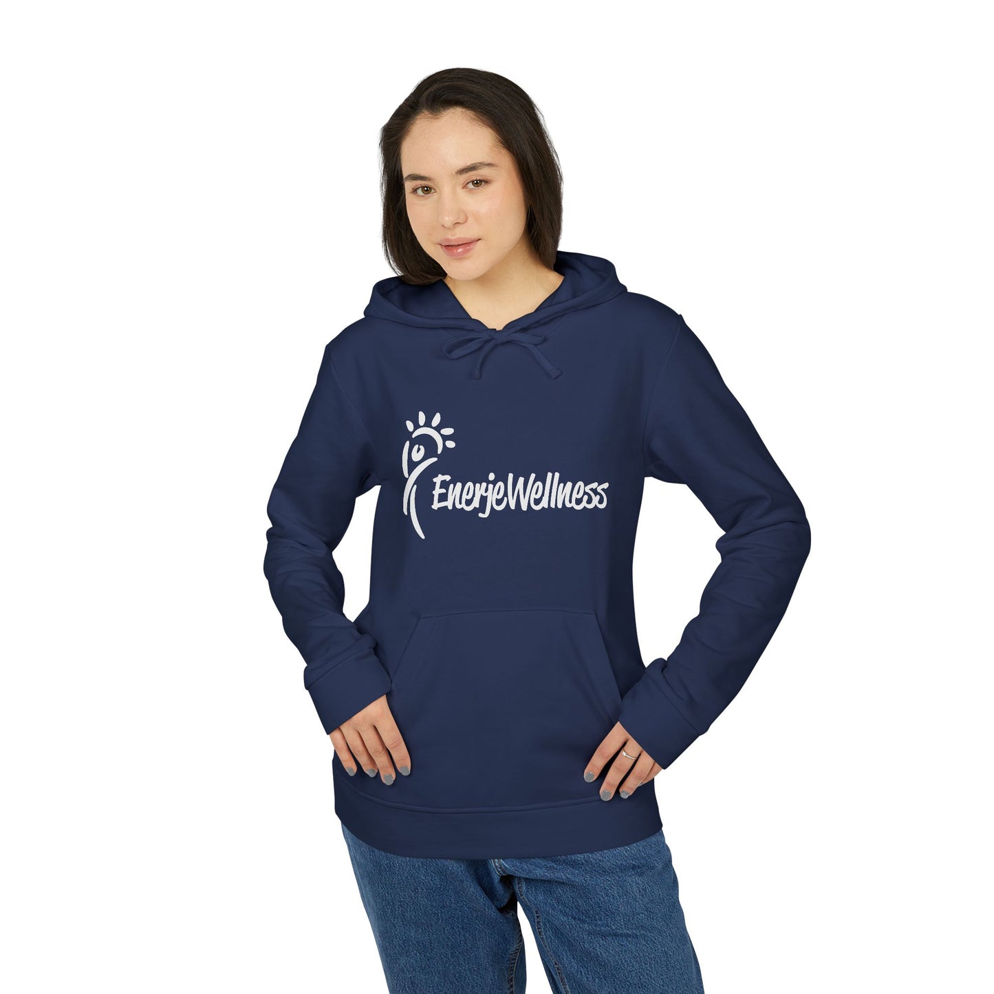 EnerjeXAdidas® Unisex Fleece Hoodie - Comfortable & Stylish Activewear