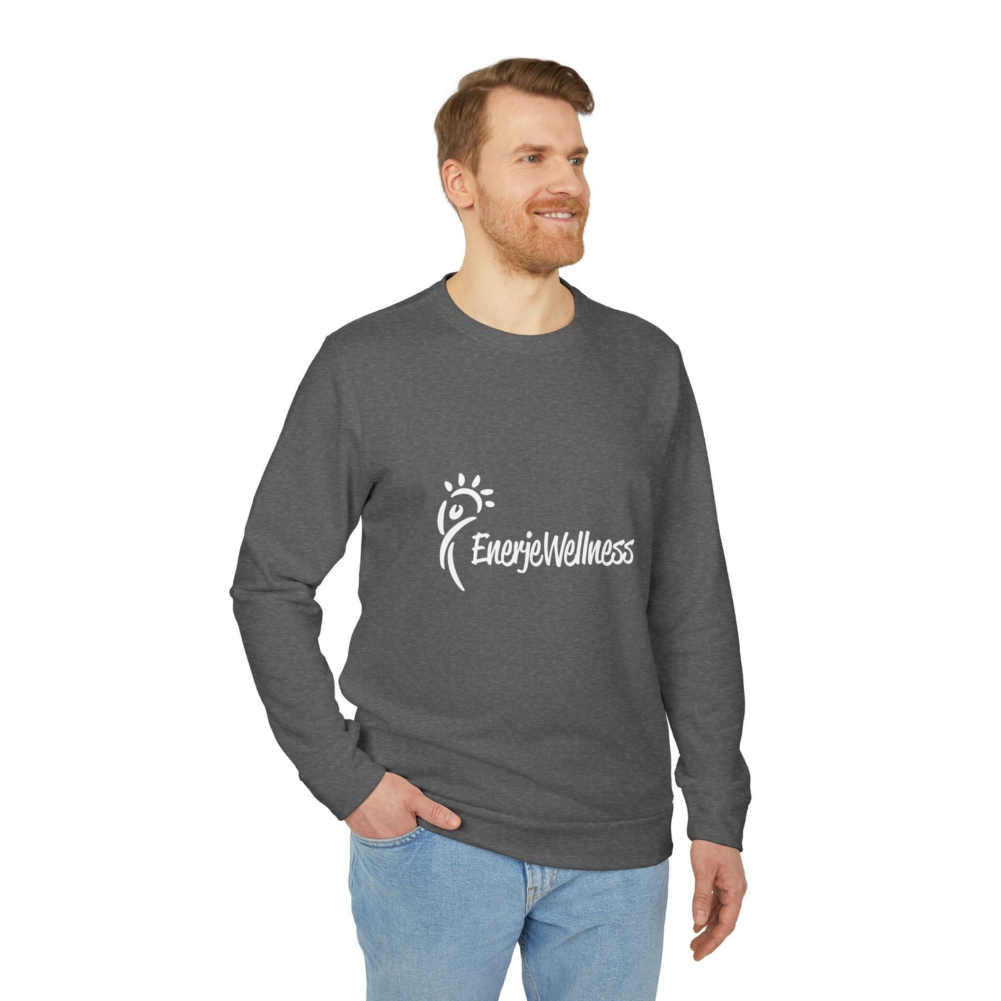 EnerjeXAdidas® Your Wellness Crewneck Sweatshirt - Unisex Fleece
