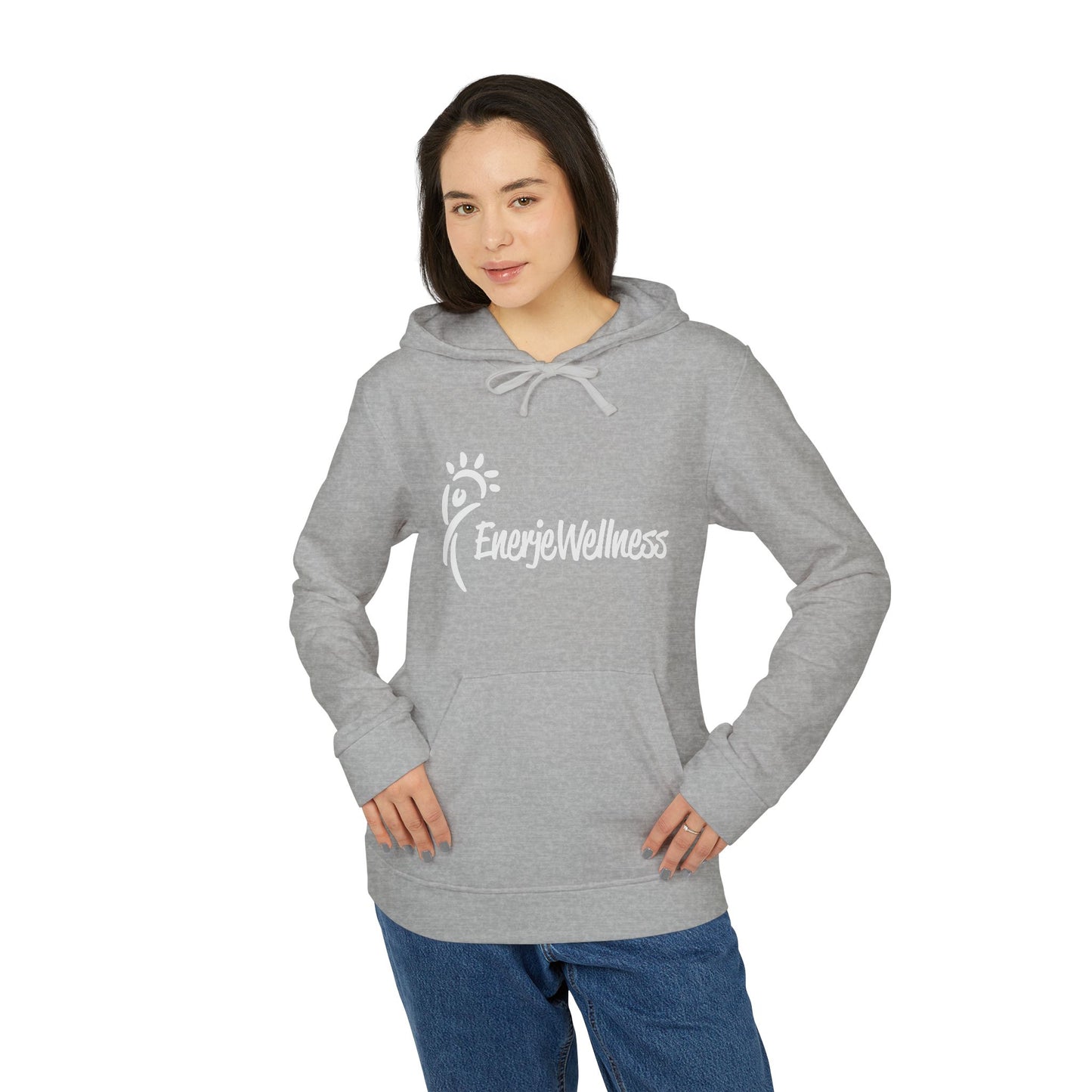 EnerjeXAdidas® Unisex Fleece Hoodie - Comfortable & Stylish Activewear
